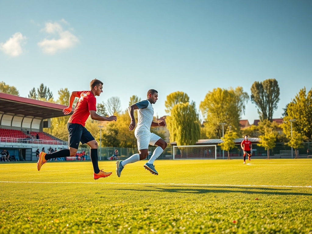 Ilustracja przedstawiająca emocje sportowe w Kielcach - piłka ręczna i kulturystyka