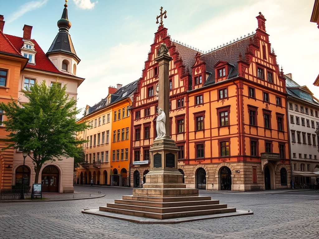 Uroczystości patriotyczne z okazji Święta 3 Maja w centrum Kielc z udziałem mieszkańców i pocztów sztandarowych.
