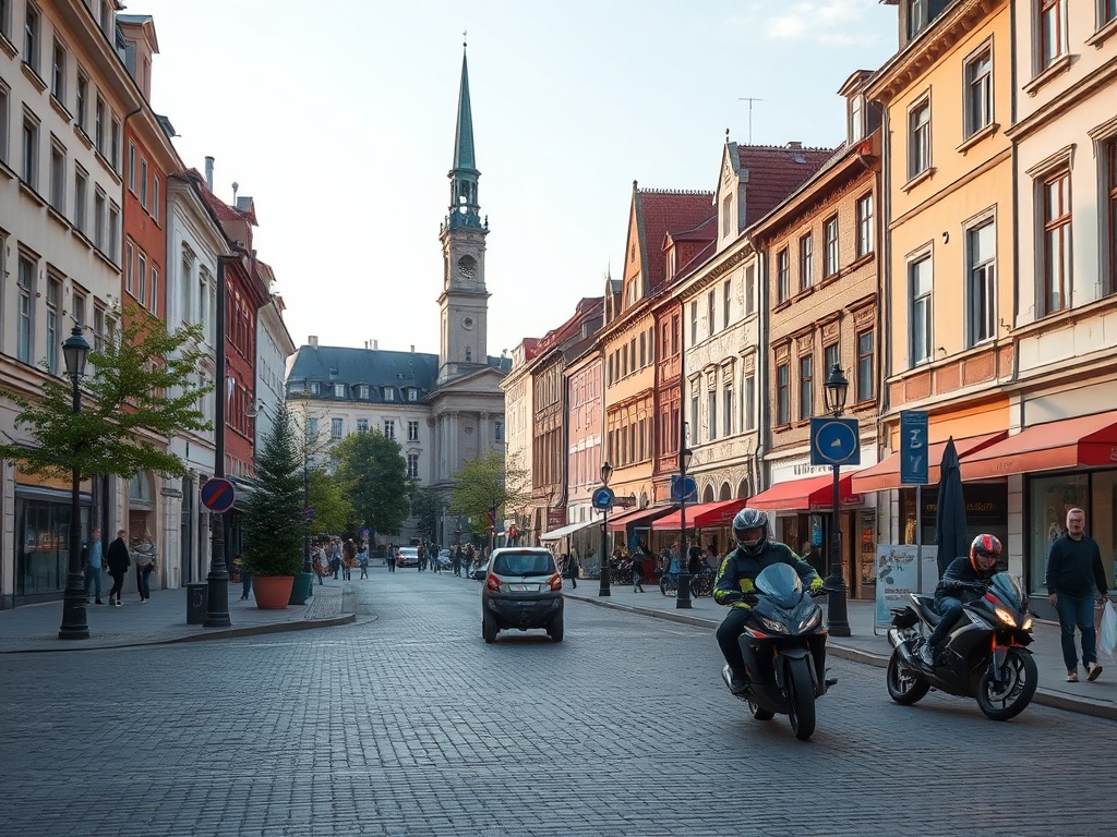 Grafika symbolizująca połączenie sportu i motoryzacji w Kielcach, np. połączone elementy bilarda i samochodu tuningowego.